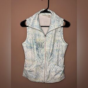 Zenergy by Chicos Sleeveless Floral Vest Size 00